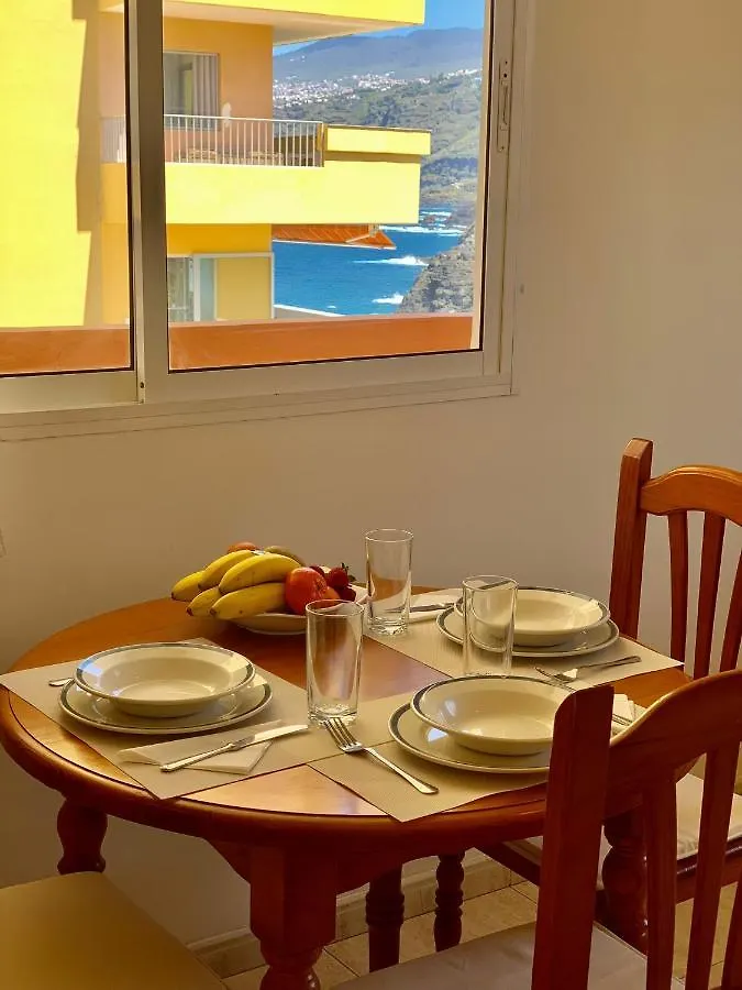 شقة Centrico Con Vistas Al Mar Y El Teide بويرتو ذي لا كروز 0*,  إسبانيا
